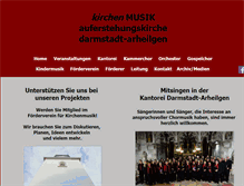 Tablet Screenshot of musik-arheilgen.de